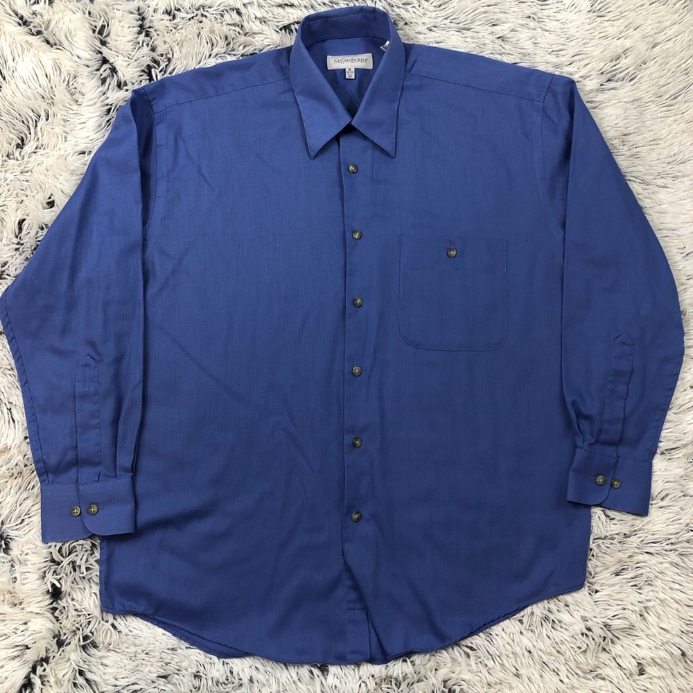 Yves Saint Laurent Long Sleeve Shirt - Large